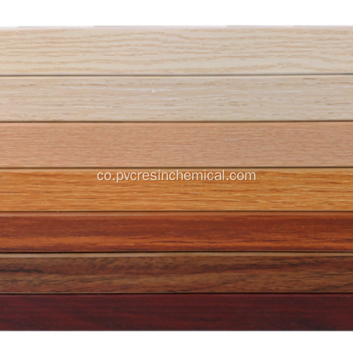 Fascia di bordu in PVC di marmu Mdf da 1 mm